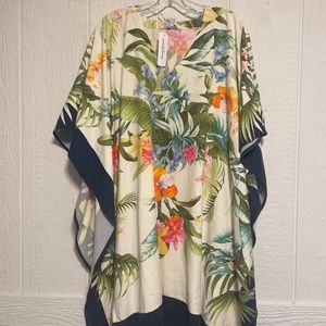 Silk floral blouse